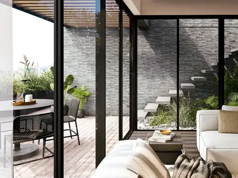 Triplex en venta, con terraza propia y detalles de categoría. Crédito 12 y 24 meses. Devoto.