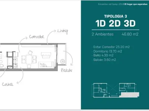 Departamento en Venta al Este