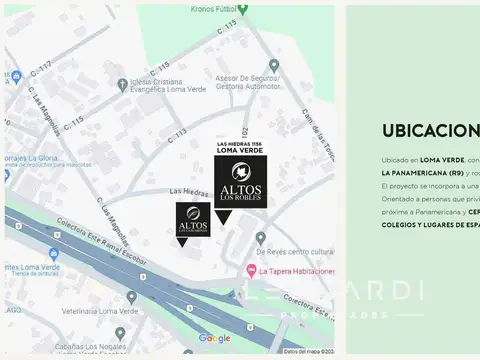 ALTOS LOS ROBLES - Depto 3 amb   jardín en venta | Loma Verde