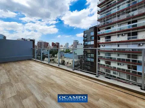 2 ambientes con balcón-terraza | habitación en suite con vestidor completo en Belgrano
