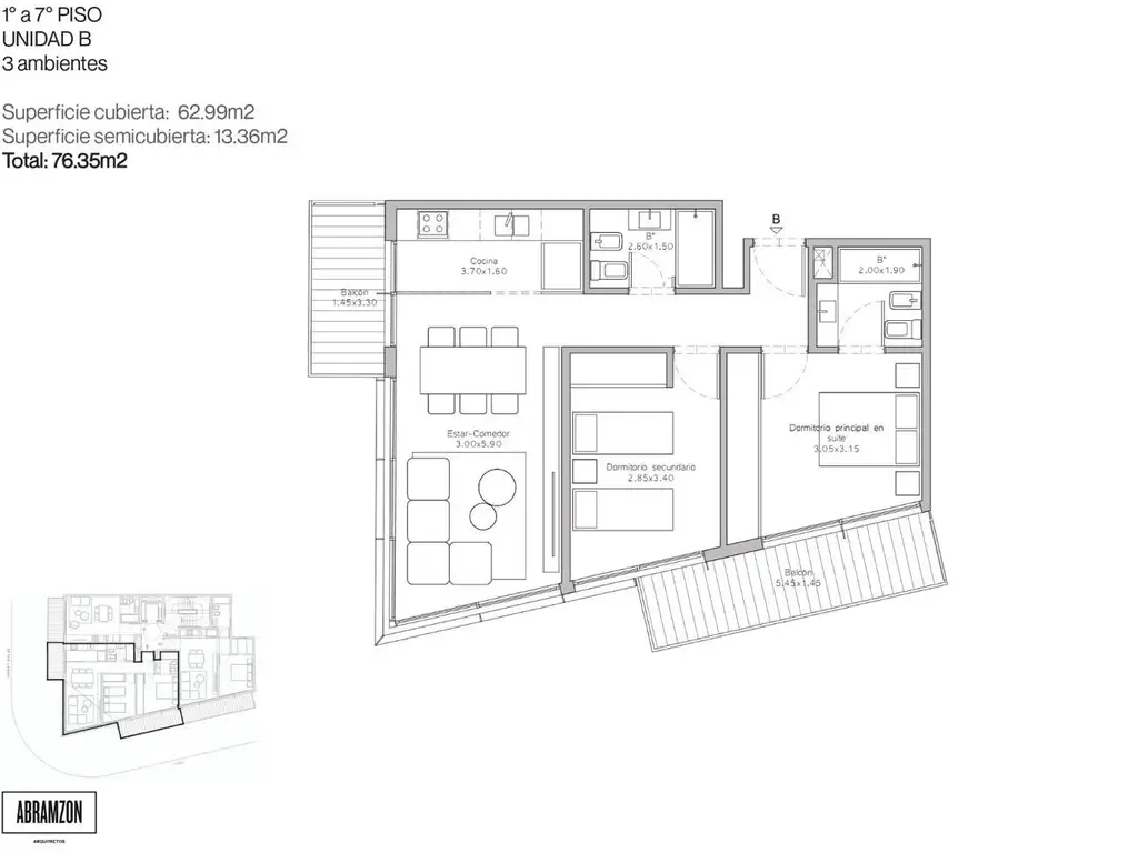 1, 2 y 3 Ambientes FINANCIADO en BELGRANO de 22 Unidades en Colegiales