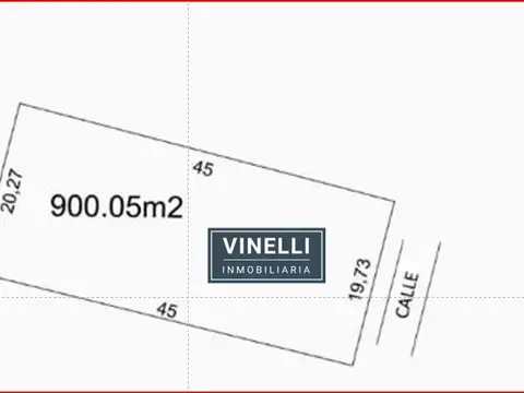 Terreno en Venta de 900,0 m2