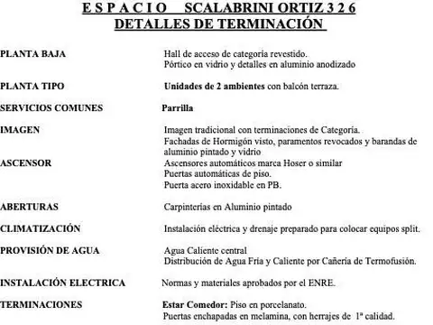 Departamento en Venta de 2 ambientes
