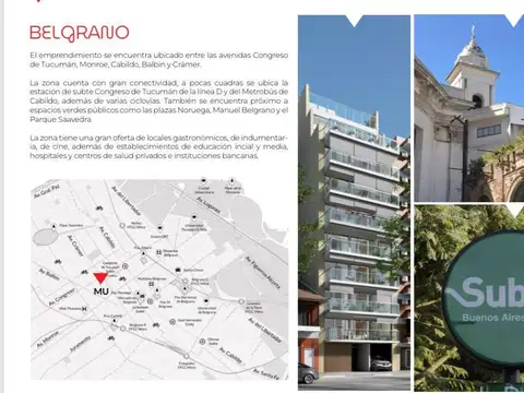 Departamento en Venta en Belgrano, USD 103.500