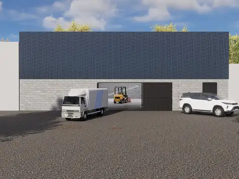 Galpón 540 m2 cub Sobre R8