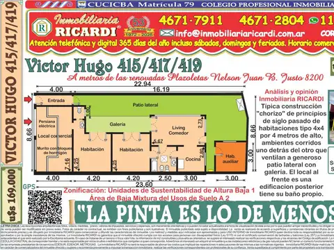 LA PINTA ES LO DE MENOS... casa chorizo con local al frente