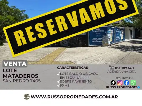 Lote Venta Mataderos