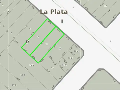 Terreno en Venta en Barrio Norte, USD 160.000