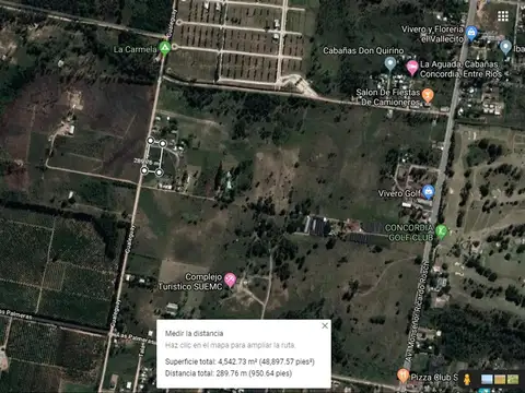 Terreno en Venta en Concordia, USD 40.000