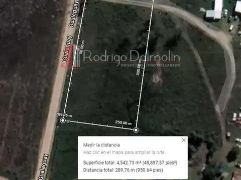 VENDO. Amplio Lote en Villa Zorraquín, calle Gualeguay. 