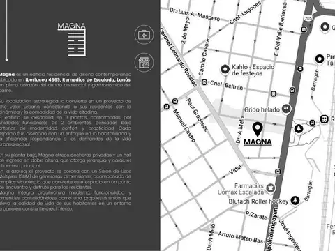 Departamento 2 ambientes con 1 baño