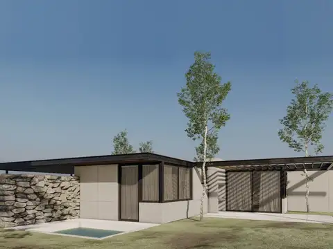 Casa 2 ambientes con 2 baños