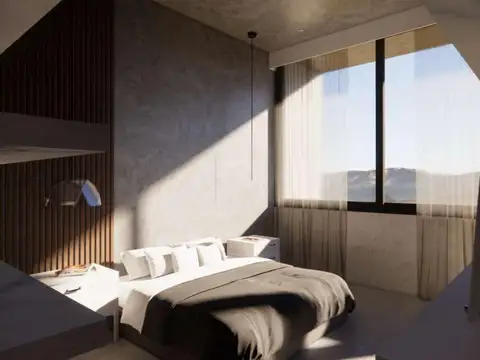 Casa 2 ambientes con 2 baños