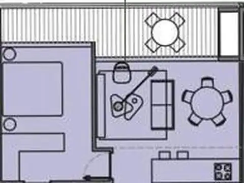 Departamento en Venta de 2 ambientes