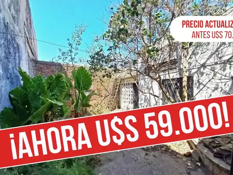 Venta Casa Lote Propio 3 Ambientes con Patio, Garage, Galpón