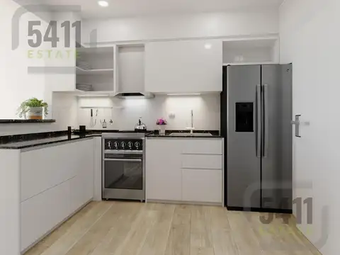 Departamento 3 ambientes con 1 baño