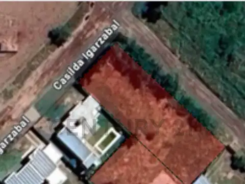 Terreno en Venta 20  mts Frente