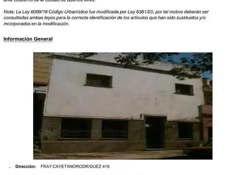 Terreno en Venta de 611,0 m2