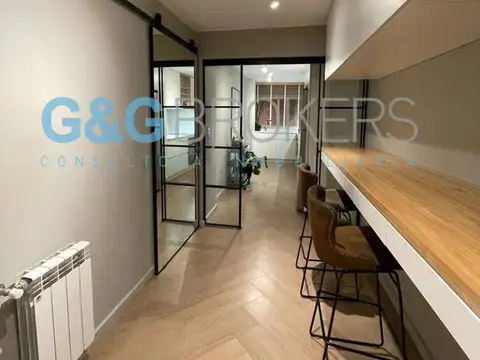 Departamento 2 ambientes con 2 baños