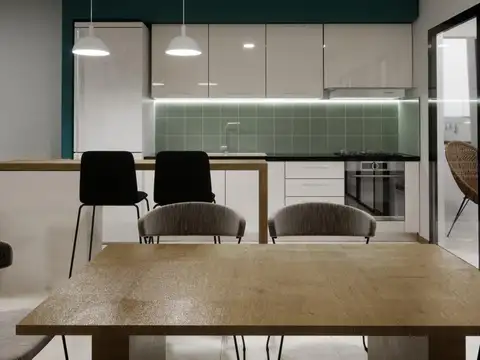 Departamento 2 ambientes con 1 baño