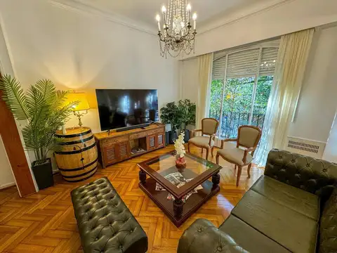 ALQUILER DEPARTAMENTO AMOBLADO 5 AMBIENTES - RECOLETA