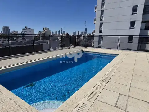 Monoambiente dividido 35m² cubiertos con gran balcón y piscina - Alquiler