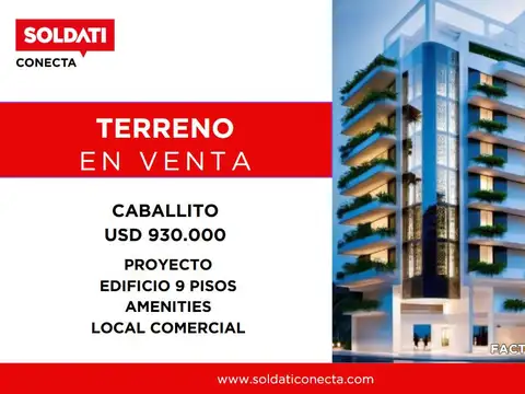 Venta Proyecto de edificio de viviendas con planos aprobados, 1500m2 vendibles en Caballito