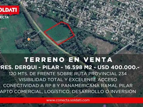 Terreno en Venta en Presidente Derqui, Partido de Pilar