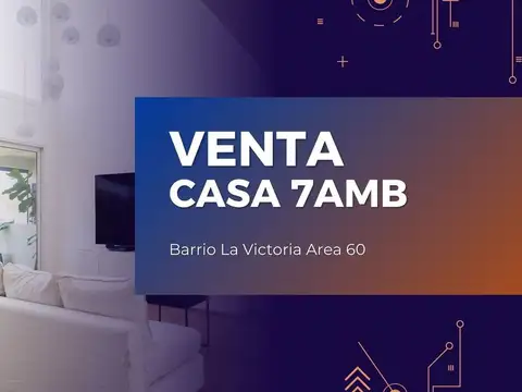 Casa 7 ambientes con 3 baños