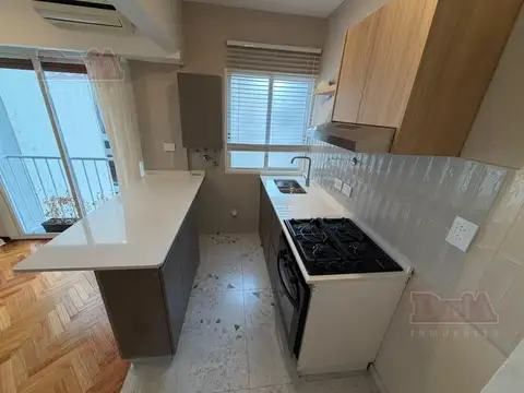 Departamento 2 ambientes con 1 baño