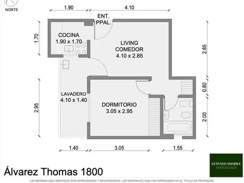 Avenida Álvarez Thomas 1800, Piso 1