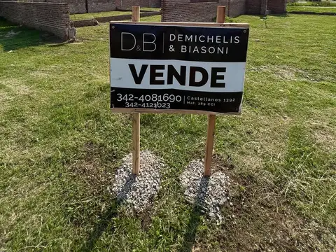 Terreno en Venta 20  mts Frente