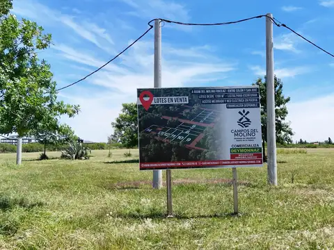 Loteo Campos del Molino Juan Manuel de Rosas zona Molino Forclaz