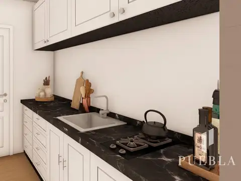 Departamento Monoambiente con 1 baño