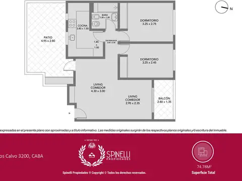 Departamento en Venta de Monoambiente