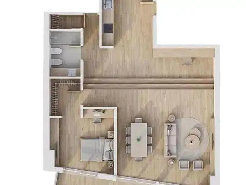 2 ambientes recoleta en refacción