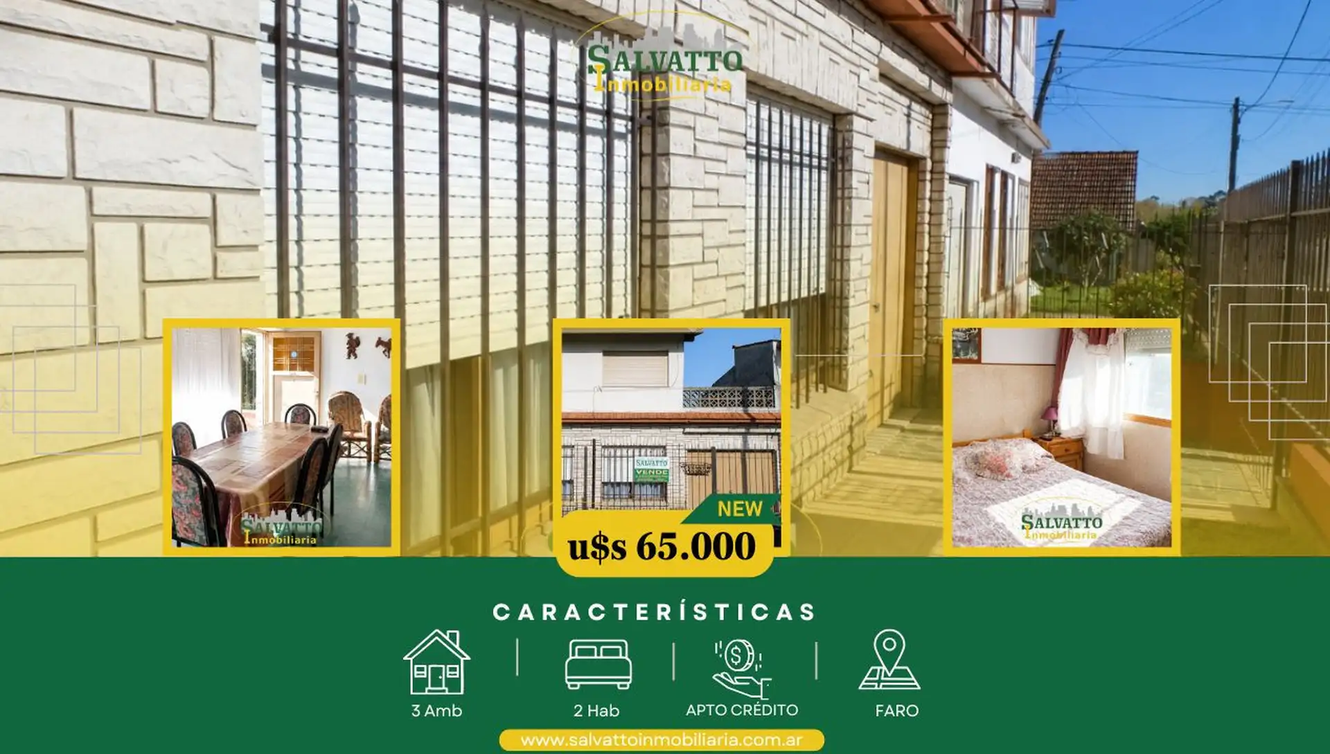 Dúplex 4 ambientes con garage y terraza en barrio Faro