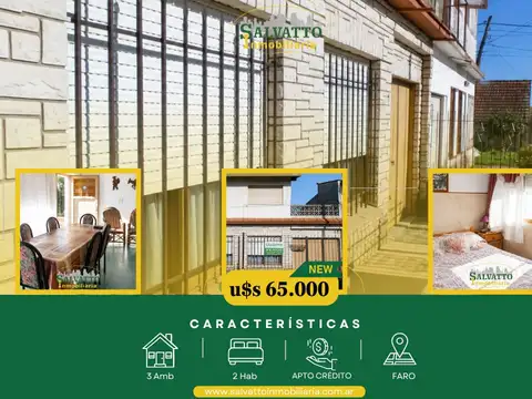 Dúplex 4 ambientes con garage y terraza en barrio Faro