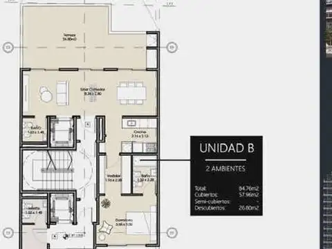 FINANCIACIÓN - Laprida 1300 - 2 Amb piso alto contrafrente - Recoleta
