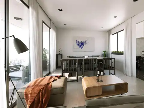 FINANCIACIÓN VENTA 2 AMB a pulmón verde piso alto - Recoleta c/gran balcón terraza