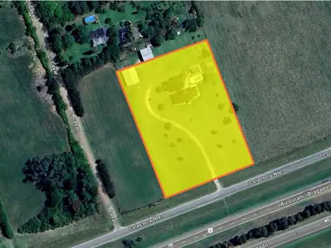 Fraccion Comercial 11306 m² s/ colectora Au 5 c/ mejoras - ALQUILADA c/ Renta - Lujan