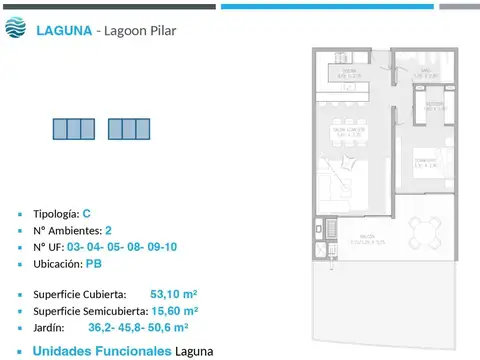 Departamento en Venta en Villa Rosa, Partido de Pilar