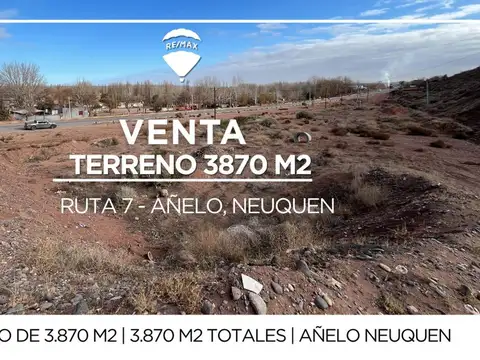 VENTA TERRENO EN AÑELO