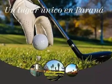 Terreno de 800 m2 en Las Colinas Golf, Paraná