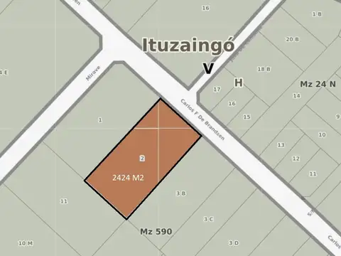 Terreno - Venta - Argentina, Ituzaingó - Brandsen 3860