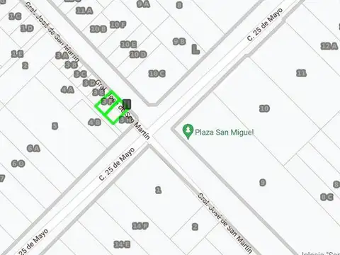 Terreno en Venta 22  mts Fondo