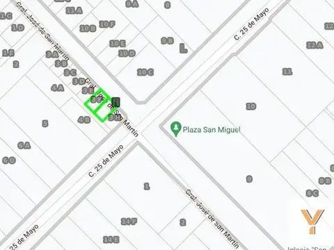 Terreno en Venta 22  mts Fondo