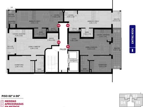 Departamento en Venta de 2 ambientes
