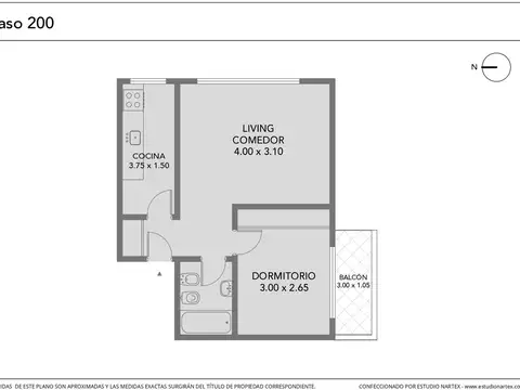 Departamento en Venta de 2 ambientes