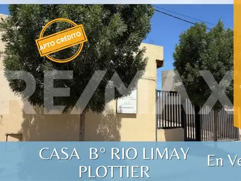 VENTA CASA 3 DORMITORIOS B° RIO LIMAY PLOTTIER